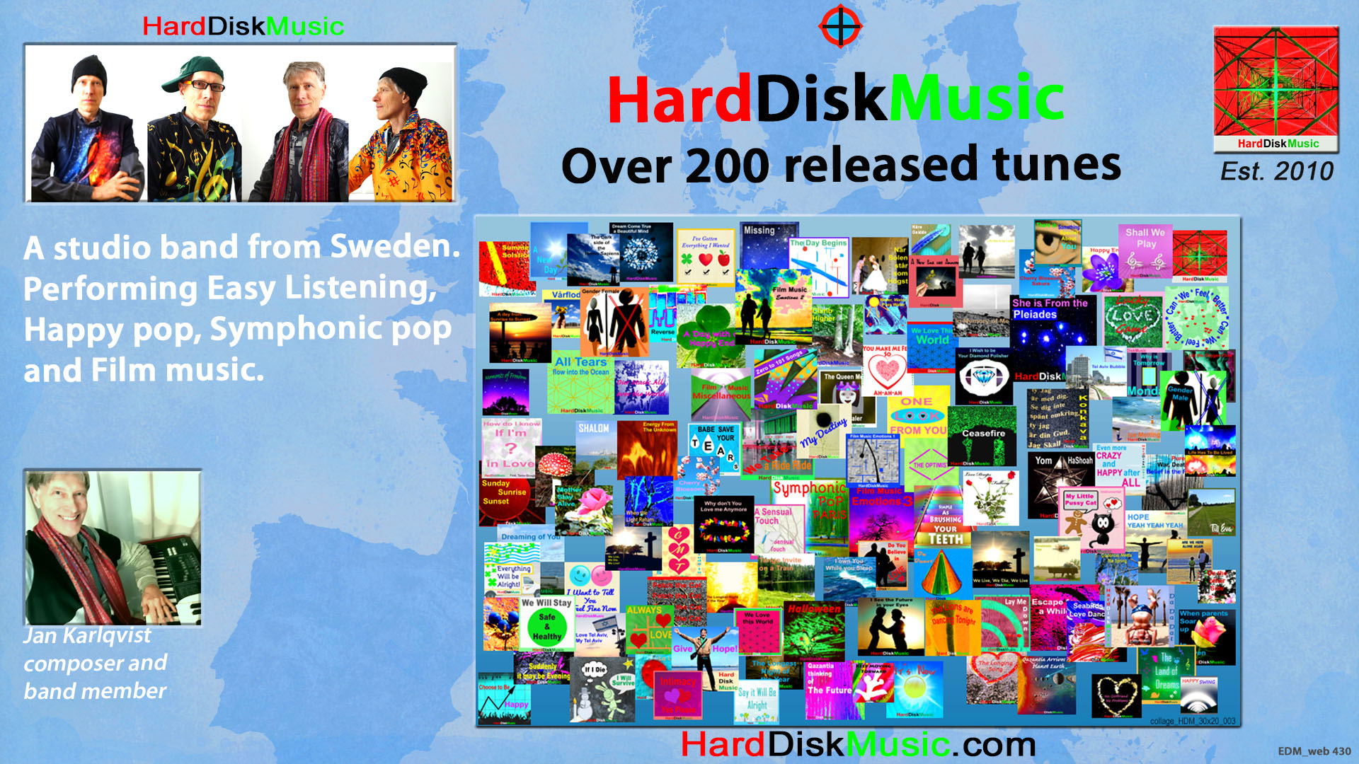 Music band HardDiskMusic from Sweden