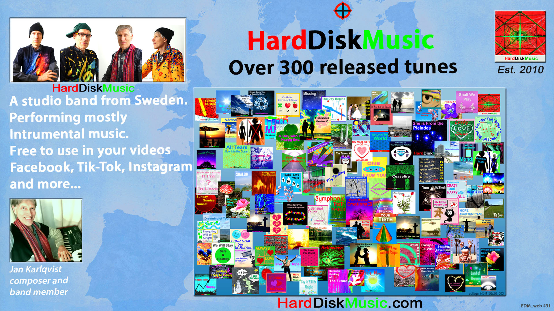 Music band HardDiskMusic from Sweden